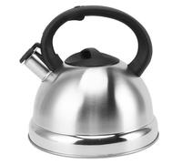 Pssopp Whistling Tea Kettle Stainless Steel Teapot with Large Handle and Flat Bottom for Induction Cooker Gas Stove