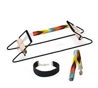 Pssopp Wood Frame and Stainless Steel Bead Loom Kit for DIY Bead Weaving, Jewelry Making, Necklace and Bracelet Crafting