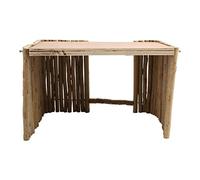 Pssopp Wooden Small Pet Hideout House, Décor Small Animal Enclosure Applewood Breathable Platform for Rabbit Chinchilla Guinea Pig Wooden Pet Hideout House, Hamster Guinea
