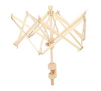 Pssopp Yarn Swift Umbrella, Wooden Swift Winder Holder Knitting Tool for Winding Lines Hand Operated Winder Home Knitting Machine