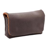 pssped Camera Storage Bag for Compact Digital Cameras Compatible with SONY ZV1 ZVE10 RX100 Series Ricoh GR Series, Soft Microfiber Leather with Magnetic Closure (Brown)
