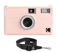 pssped Protective Camera Case Compatible with KODAK EKTAR H35 Half Frame Film Camera,Silicone Protective Cover with Shoulder Strap (Pink)