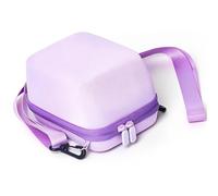 pssped Protective Camera Case Compatible with Polaroid Now+ Gen 2 3rd One Step2 Camera, Custom Fit EVA Protective Bag with Adjustable Shoulder Strap, Compact Carrying Storage (Purple)
