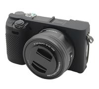 pssped Protective Camera Case Compatible with Sony A6400 A6300, Custom Fit Silicone Cover Bag, Compact Lightweight Carrying Storage, (Black)