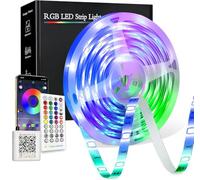 PSTAR Led Strip Light 20m, led Lights with Remote & App, Music Sync Mode with Mic, Smart Flexible RGB Led Lights for Bedroom, Kitchen, Party, Home, Christmas Decoration