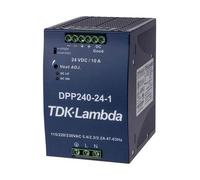 PSU, AC/DC, DIN RAIL, 24V, 240W, 1PH; DPP240-24-1 (TDK-LAMBDA) Qty X 1