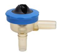 PSU Air Shut Off Valve Cow Milking Machine Vacuum Globe Valve with Flow Sensor for Diary Milking Equipment (Blue)