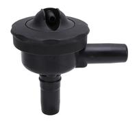 PSU Air Shut off Valve, Cow Milking Machine Vacuum Globe Valve with Sensor, Stop and Suction Stop Valves Component Prevents Back for Diary Milking Equipment (All Black)