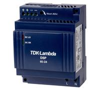 PSU, DIN RAIL, 24V, 2.5A, 60W; DSP60-24 (TDK-LAMBDA) Qty X 1