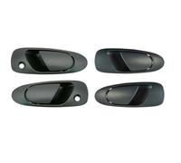 PSUWSXA 4pcs Door Handles Outside Exterior Front Rear LH & RH Set for Honda for Civic for Del Sol 72140SR3013 72180SR3003 Part