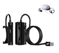 PSVR2 PC Adapter Kit with DP 1.4 Cable & Power Adapter for PS VR2, Monitors | Compatible with PlayStation VR2, AR Glasses, Portable Monitors. Includes DP 1.4 cable and power adapter. Great for PC gaming