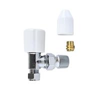 PSW TRADE SUPPLIERS LTD Angled Radiator Valve -10mm-8mm x 1/2