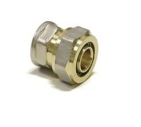 PSW TRADE SUPPLIERS LTD PSW Trade Suppliers Brass Underfloor Heating Straight Connector 16mm x 1/2 Female for PERT-AL-PERT and PEX-AL-PEX Pipe Systems
