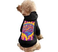 Psy Brain Casual Pet Hoodie Clothes for Dog Cat Coat Outfit with Hat