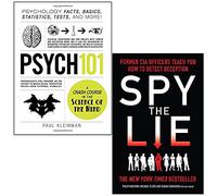 Psych 101 By Paul Kleinman & Spy the Lie By Philip Houston 2 Books Collection Set