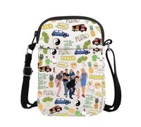 Psych Fan Crossbody Bag Pineapple Gift Comedy TV Show Inspired Gift Psychos Lover Gift I've Heard it Both Ways Gift (Psych Cross)