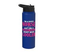 Psych Nurse Apparel - Unique Funny Psychiatric Nurses Design Stainless Steel Insulated Water Bottle
