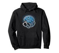Psych Nurse Brain Anatomy Psychiatric Ward Mental Health Pullover Hoodie