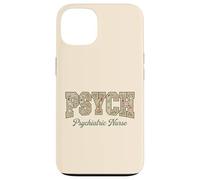 Psych Nurse Floral Typography Psychiatric Nurse Pride Case for iPhone 13