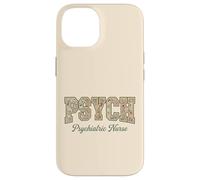 Psych Nurse Floral Typography Psychiatric Nurse Pride Case for iPhone 14