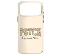 Psych Nurse Floral Typography Psychiatric Nurse Pride Case for iPhone 17 Pro Max