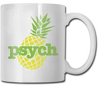 Psych Pineapple Interesting and Wonderful Coffee Cup, Coffee Mug, Office, Home, Gift, Fun, Lovers Cup, Suitable for A Variety of Scenes and People