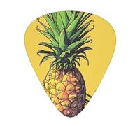 Psych Pineapple Quote - Guitar Picks-12 Pack Includes Thin, Medium & Heavy Gauges, Best Gift for Guitar Lovers