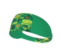 Psych Pineapple Quote Printing Double-Sided,Unisex Elastic Sports Headband,Ideal As A Gift For Sports-Loving Friends,Family