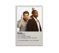 Psych Poster Wall Art Aesthetic Cover Poster Design Painting for Living Room Bed Room 12x18inch(30x45cm) Unframe-style