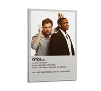 Psych Poster Wall Art Aesthetic Cover Poster Design Painting for Living Room Bed Room 24x36inch(60x90cm) Frame-style