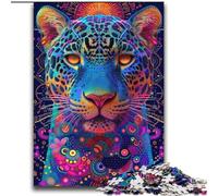 Psychadelic Jaguar 2000 Pieces Jigsaw Puzzle for Adults& Teens, Brain Intelligence Challenge Addictive Toys for Home Decoration (70x100cm)