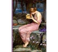 Psyche Opening the Golden Box Journal: Softcover 6x9" Notebook with 128 Lined Pages: Featuring Dreamy Art by John William Waterhouse