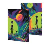 Psychedelic Aliens Encounter Cute Tablet Case Compatible with iPad