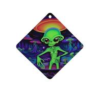 Psychedelic Aliens Funny Car Air Fresheners Pendant Decoration Hanging Accessories 1 Pc