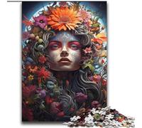 Psychedelic And Happy Woman 2000 Piece Jigsaw Puzzles for Teenagers Gifts, Suitable for People Aged 14 And Above Home Decoration Gift Ideas (70x100cm)