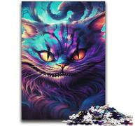 Psychedelic Animal Cat Jigsaw Puzzles for Teenagers 2000 Piece,Challenging Game And Family Play with Fully Interlocking Randomly Shaped Pieces (70X100cm)