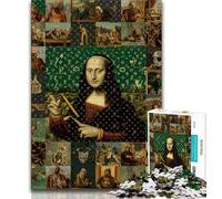 Psychedelic Art Jigsaws 1000 Pieces for Adults,Staycation Kill Time Every Piece Is Unique - Challenging Family Fun Game (75x50cm)