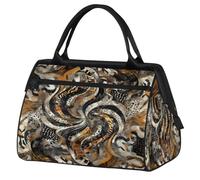Psychedelic Art Patterns Travel Duffle Bag for Women Men Kids Boys Girls Weekend Overnight Bags 24 L Holdall Tote Cabin Bag for Sports Gym Yoga