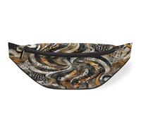 Psychedelic Art Patterns Waist Bag Pack for Women Men Kids Girls Boys Fanny Pack Bumbags Pouch Purses Belt Bag for Travel Sport Running