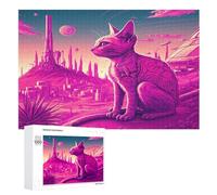 Psychedelic Art Wooden Jigsaw Puzzles 1000 Pieces Family Activity Puzzle Educational Games for Adults And Kids Age 12 Years Up （75×50cm）