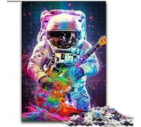 Psychedelic Astronaut 1000 Pieces Jigsaw Puzzle for Adults& Teens, Educational Games Home Decoration Deal As Gifts for The Whole Family (26x38cm)