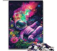 Psychedelic Astronaut 2000 Piece Jigsaw Puzzle for Adults And Teenagers, Challenging To Complete But Fun And Humorous Birthday Present, Gifts, Wall Art (70x100cm)