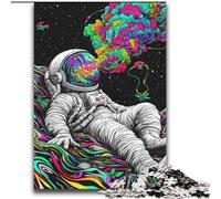 Psychedelic Astronaut 2000 Piece Jigsaw Puzzle for Adults Teens, Challenging Game And Family Play Parent-child Interaction (70x100cm)