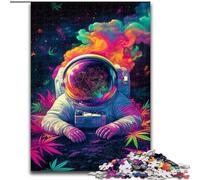 Psychedelic Astronaut Adult Jigsaw Puzzles 1000 Pieces, Family Game Stress Reliever Difficult Challenge Great Gifts And Toys (50x75cm)