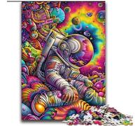Psychedelic Astronaut Adult Jigsaw Puzzles 2000 Pieces, Educational Games Home Decoration Deal As Gifts for The Whole Family (70x100cm)