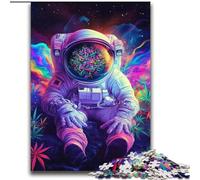 Psychedelic Astronaut Jigsaw Puzzles for Adults 2000 Pieces, Toys Educational Games Stress Relieving Unique Birthday And Gifts (70x100cm)