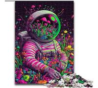 Psychedelic Astronaut JigsawPuzzle 1000 Pieces for Adults, Toys Educational Games Stress Relieving Secret Santa Gifts for And Age 14 (50x75cm)