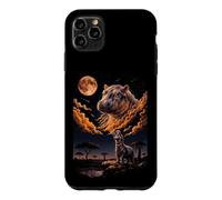 Psychedelic Baby Hippo Blood Moon Safari Art Case for iPhone 11 Pro Max