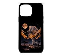 Psychedelic Baby Hippo Blood Moon Safari Art Case for iPhone 13 Pro Max