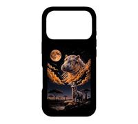 Psychedelic Baby Hippo Blood Moon Safari Art Case for iPhone 17 Pro